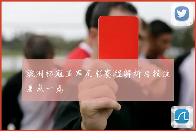 欧洲杯冠亚军足彩赛程解析与投注看点一览
